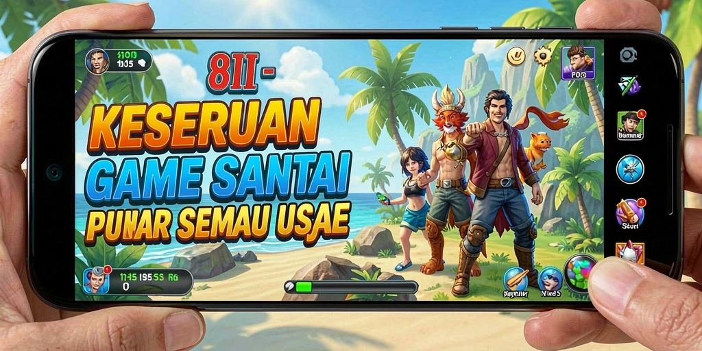 Tampilan gameplay menyenangkan dari 8II yang mudah dimainkan.