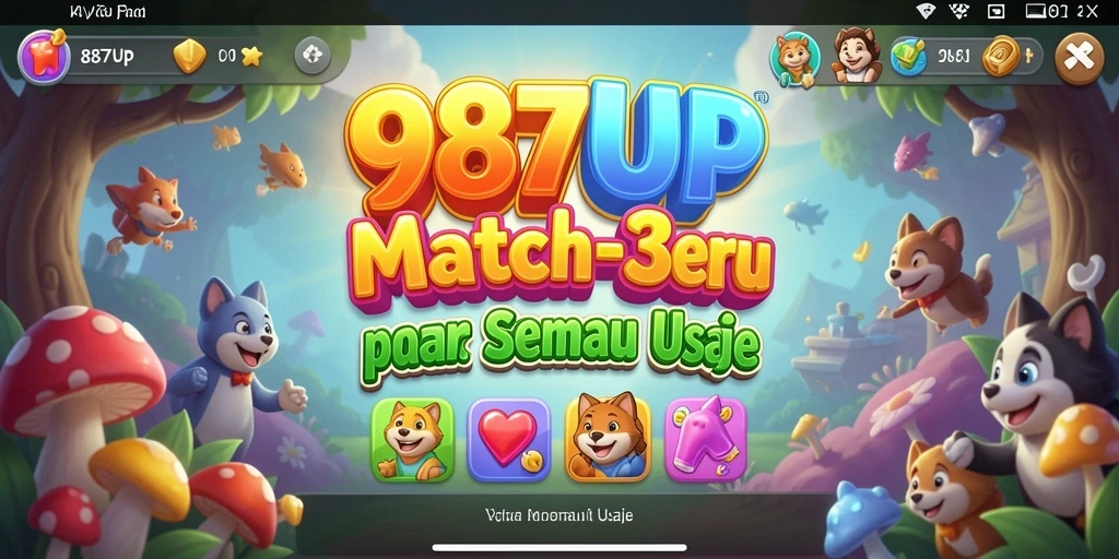 Gameplay seru dan penuh warna di 987UP yang menantang ketangkasan Anda.