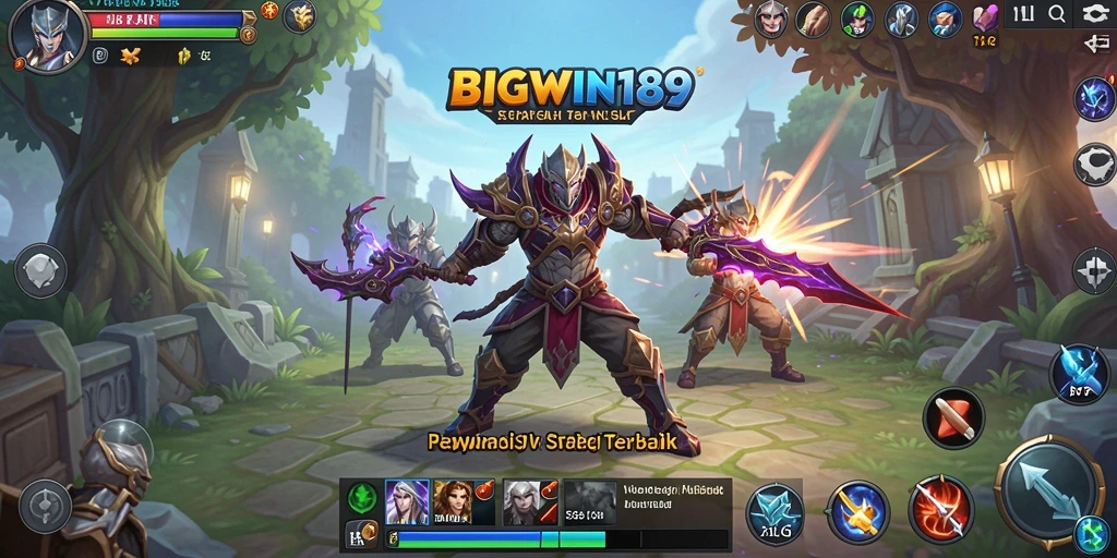 Tampilan gameplay mendalam dengan strategi SLG yang menarik.