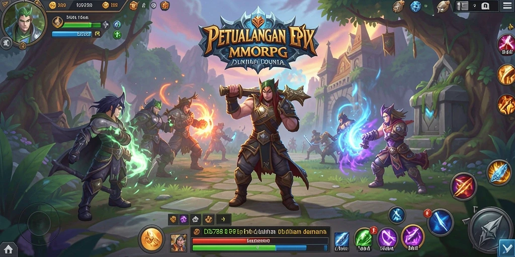 Tangkapan layar menampilkan aksi seru dalam <strong>ID6788</strong> saat bertarung dengan monster.