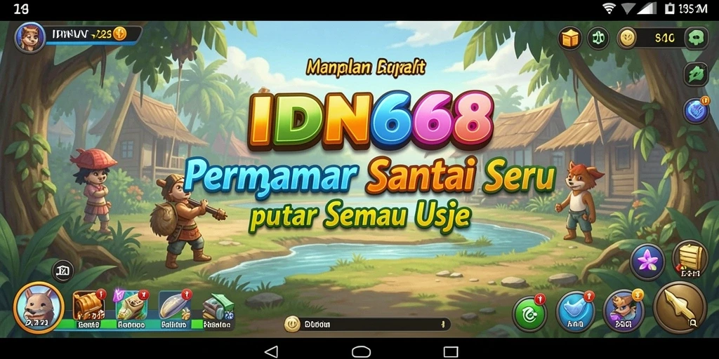 Screenshot gameplay IDN668 yang menampilkan keseruan bermain.