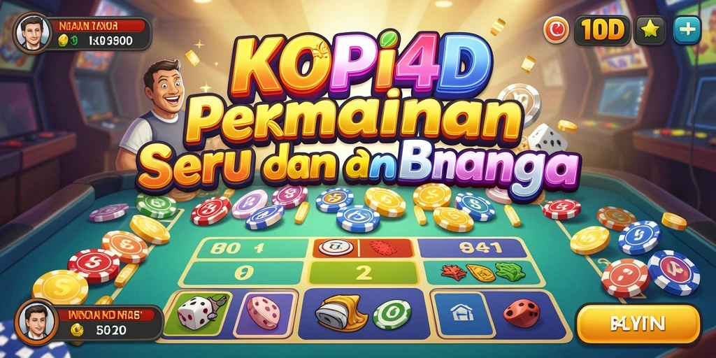 Tampilan gameplay KOPI4D yang mengasyikkan dan penuh warna.