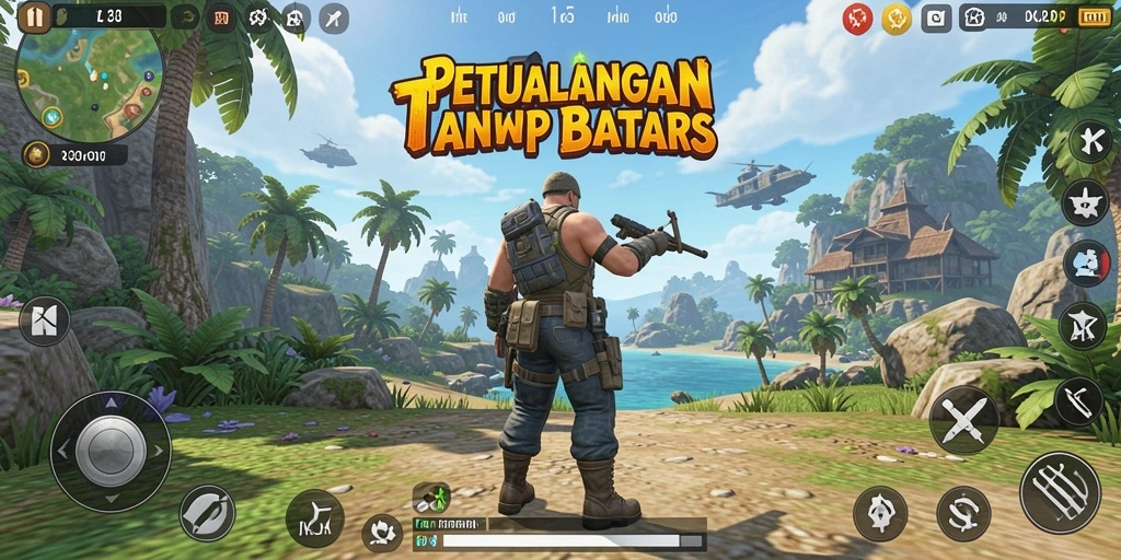 Tangkapan layar menampilkan gameplay menakjubkan OKJK di dunia terbuka.