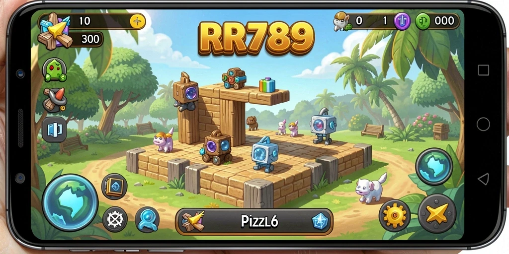 Screenshot gameplay menampilkan berbagai tantangan puzzle menarik.
