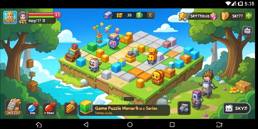 Tampilan gameplay <strong>SKY77</strong> yang mengasyikkan dan penuh warna.