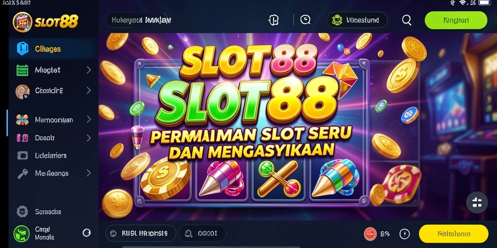 Tampilan gameplay SLOT88 yang seru dan menghibur.