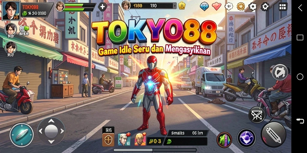 Screenshot TOKYO88 menampilkan gameplay seru dan manajemen sumber daya.